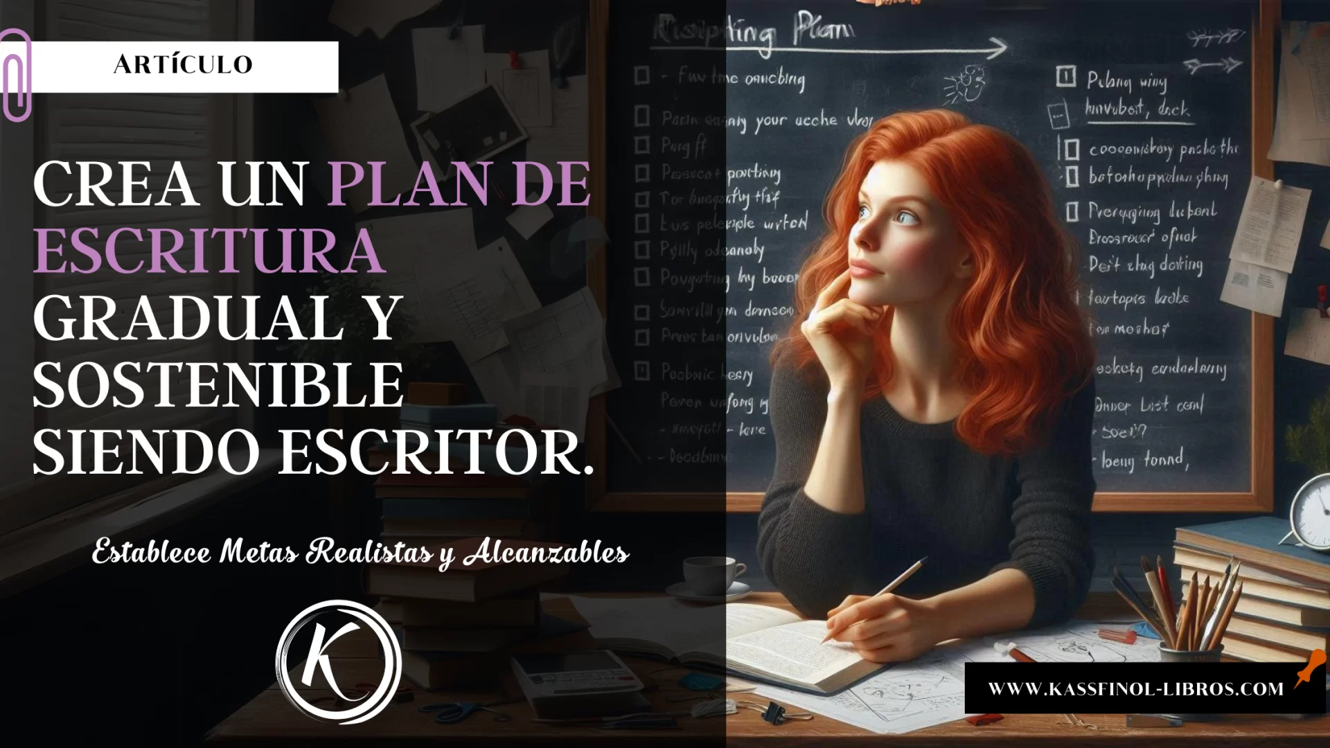 Crea un Plan de Escritura Gradual y Sostenible siendo escritor.